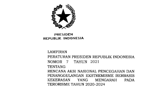 Peraturan Presiden Republik Indonesia No. 7 Tahun 2021 Tentang RAN ...